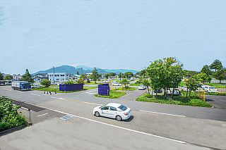 広いコースで教習♪