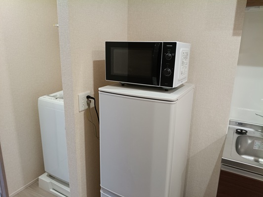電子レンジ・冷蔵庫・洗濯機完備 電子レンジ・冷蔵庫・洗濯機完備